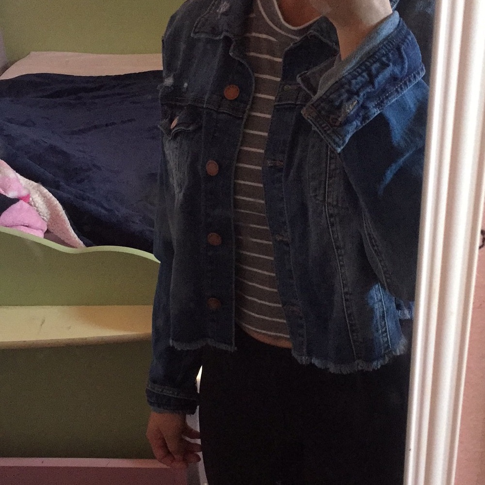 Tillys Crop Denim Jacket